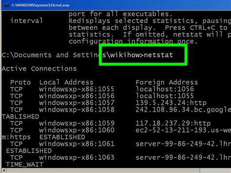 How to check active tcp connection in windows